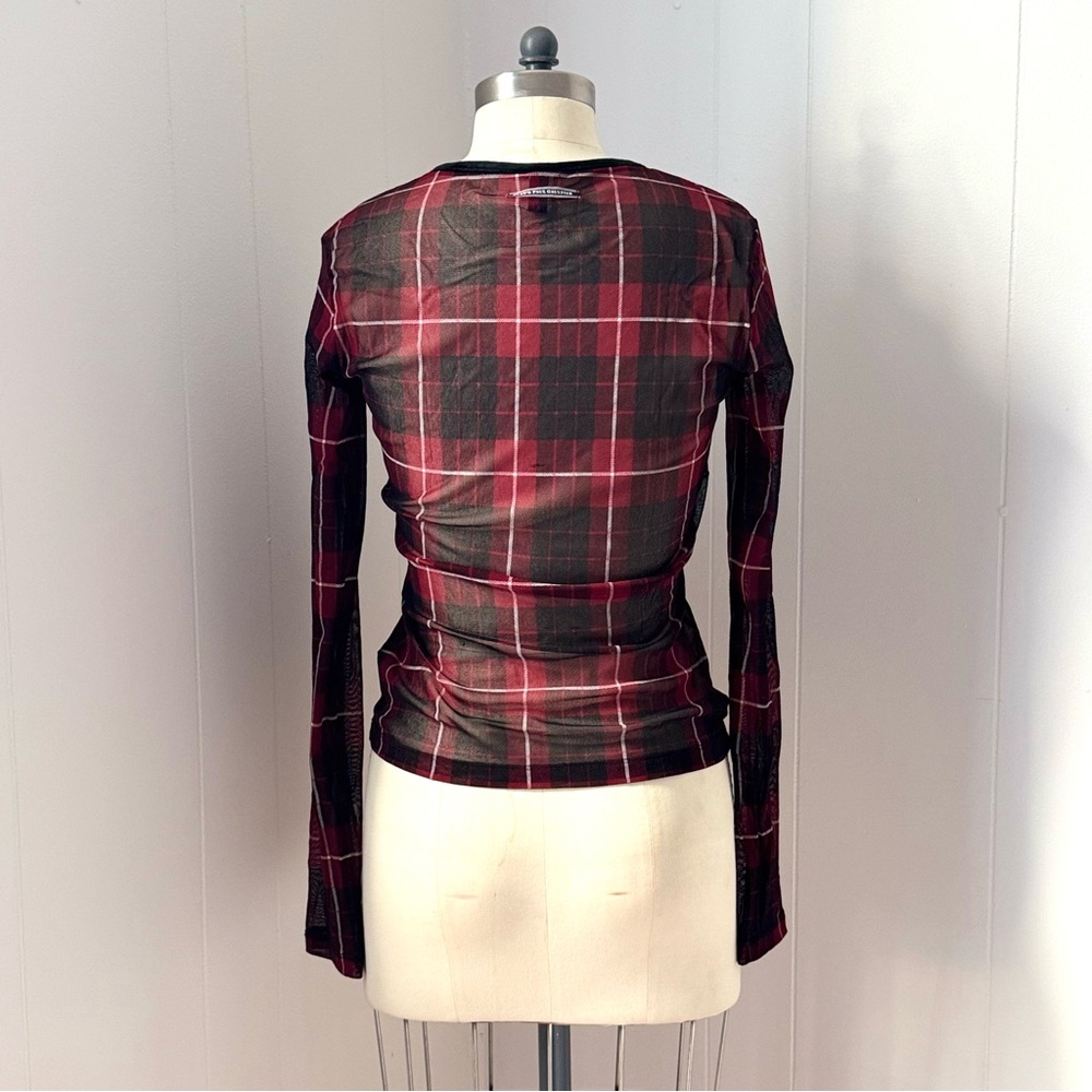 Jean Paul Gaultier "Eiffel Tower" Mesh Top - Picture 2 of 4